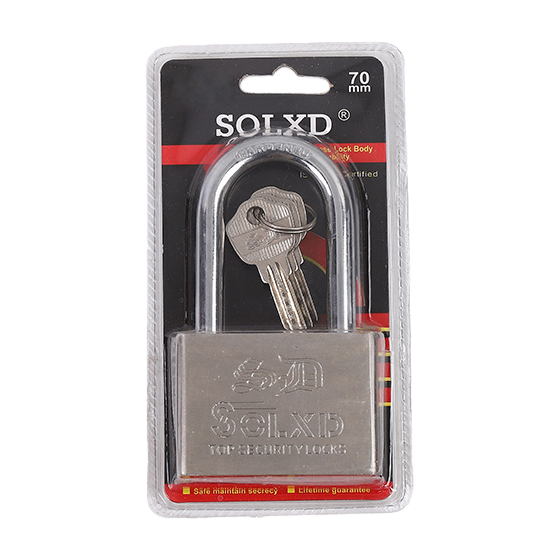 Copper core anti-rust padlock, single handle, suitable for indoor storage cabinets, schoolbags and suitcases Item Picture