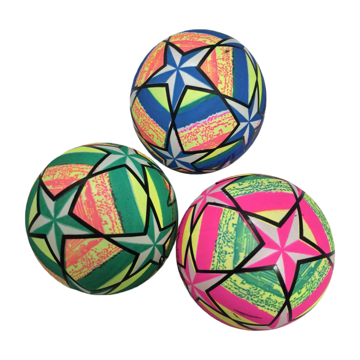 Colored pattern football children 's training PVC material anti-slip and wear-resistant ⚽ Item Picture