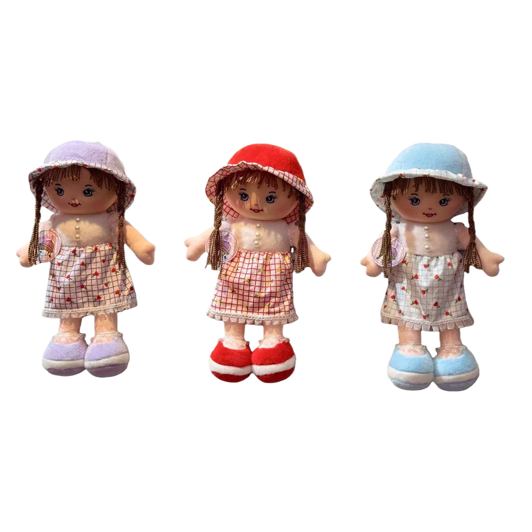 Soft and cute cotton and linen fabric plush pillows for children's room decoration gifts Item Picture