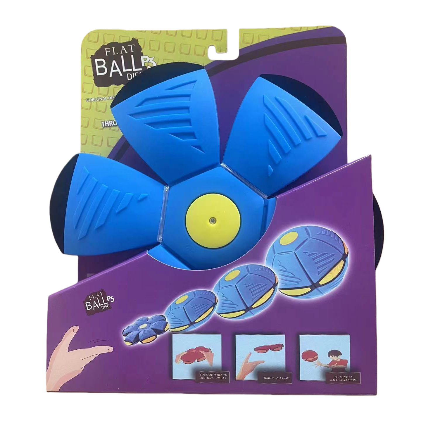 Flat Ball Disc children's educational toy Flat frisbee ball sports throwing toy Item Picture