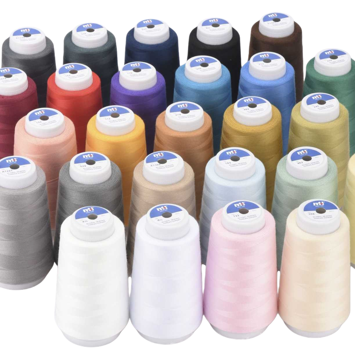 Colored sewing thread rolls, 100 meters per roll, made of polyester, specially designed for DIY sewing and embroidery Item Picture