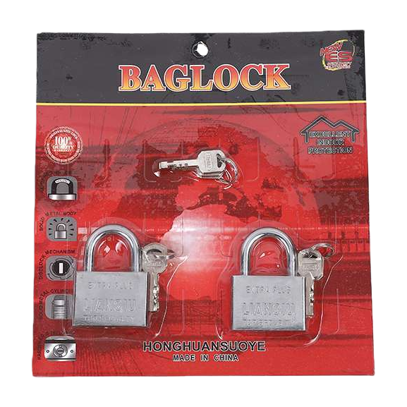 Metal anti-picking padlock, 2-inch thickened copper core padlock, household anti-theft padlock Item Picture