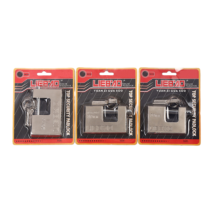 Metal anti-picking padlock, 30mm steel core padlock, household anti-theft padlock Item Picture