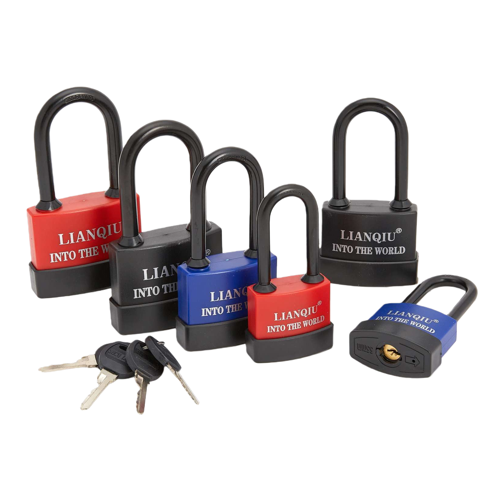 Three copper core anti-rust padlocks are specially designed for outdoor warehouse toolboxes Item Picture