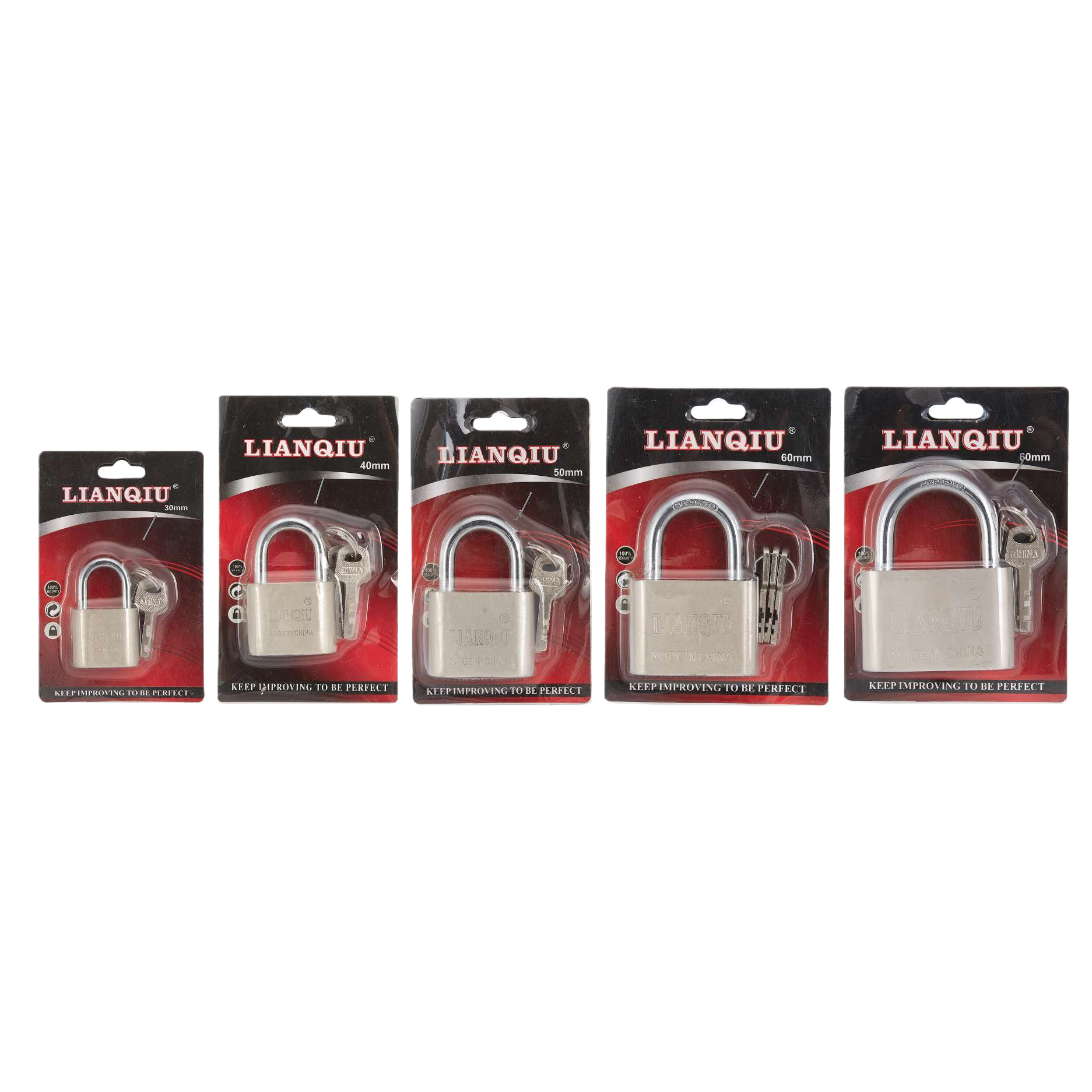 Sturdy and durable padlock, anti-picking copper core padlock, household anti-theft padlock, single handle installation Item Picture