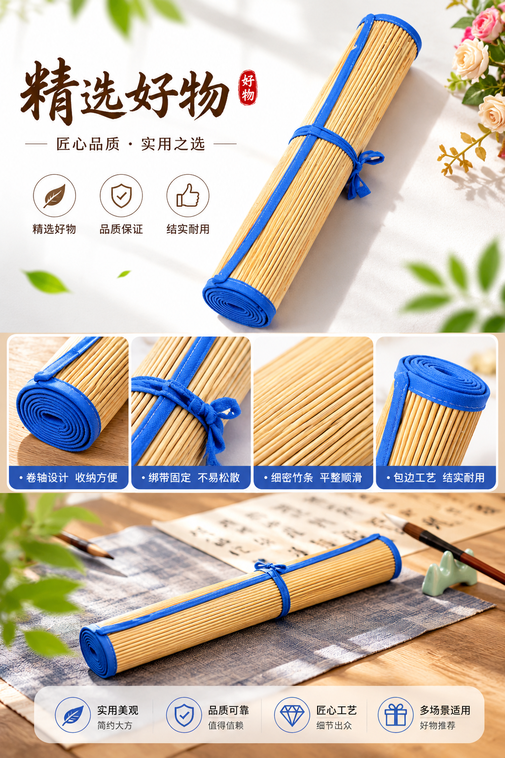 夏季凉席冰丝凉席夏季草席子儿童凉席详情1
