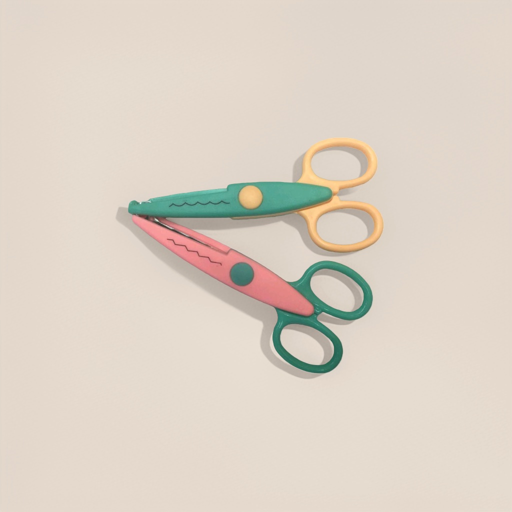 Color scissors, stainless steel sharp cutting cloth, 18cm multi-functional handcrafted art scissors Application Scenario