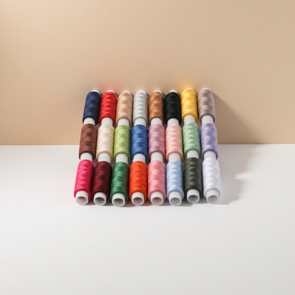Colorful spool, spool sewing, embroidery, winding machine, multi-color mix and match, home DIY hand weaving Application Scenario