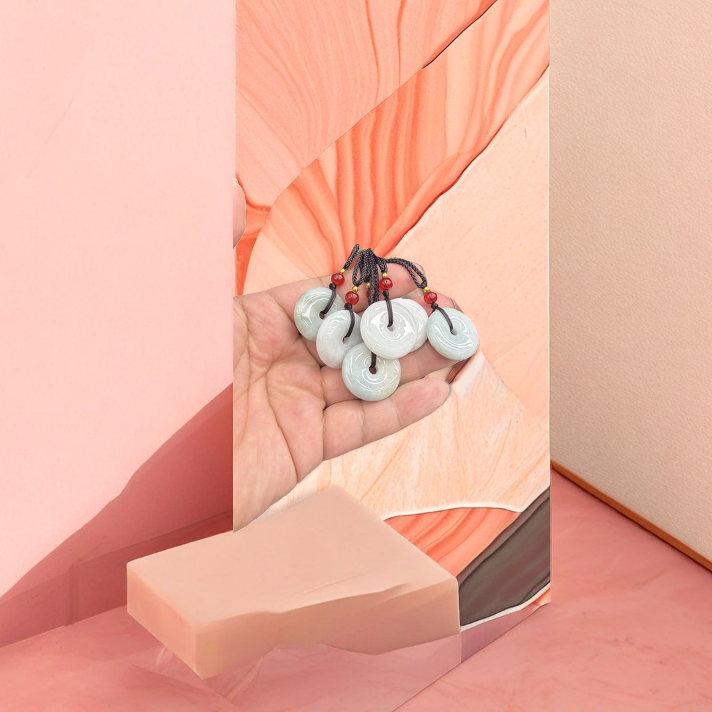 Natural jade pendant is a fashionable and versatile necklace for women, featuring a light luxury and niche design Application Scenario