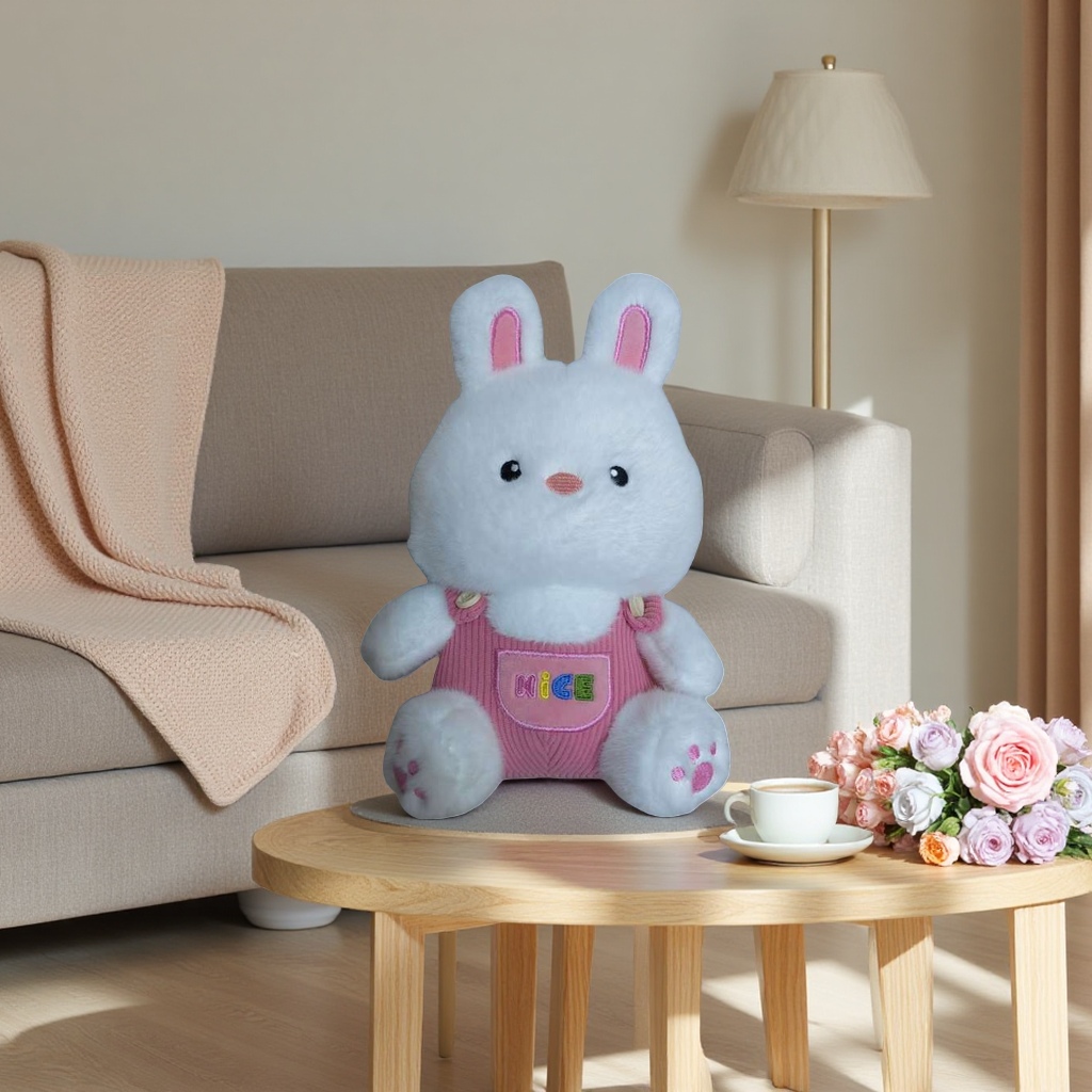 White teddy bear plush toy, cute and soft cushion doll, children's gift plush toy doll Specification image