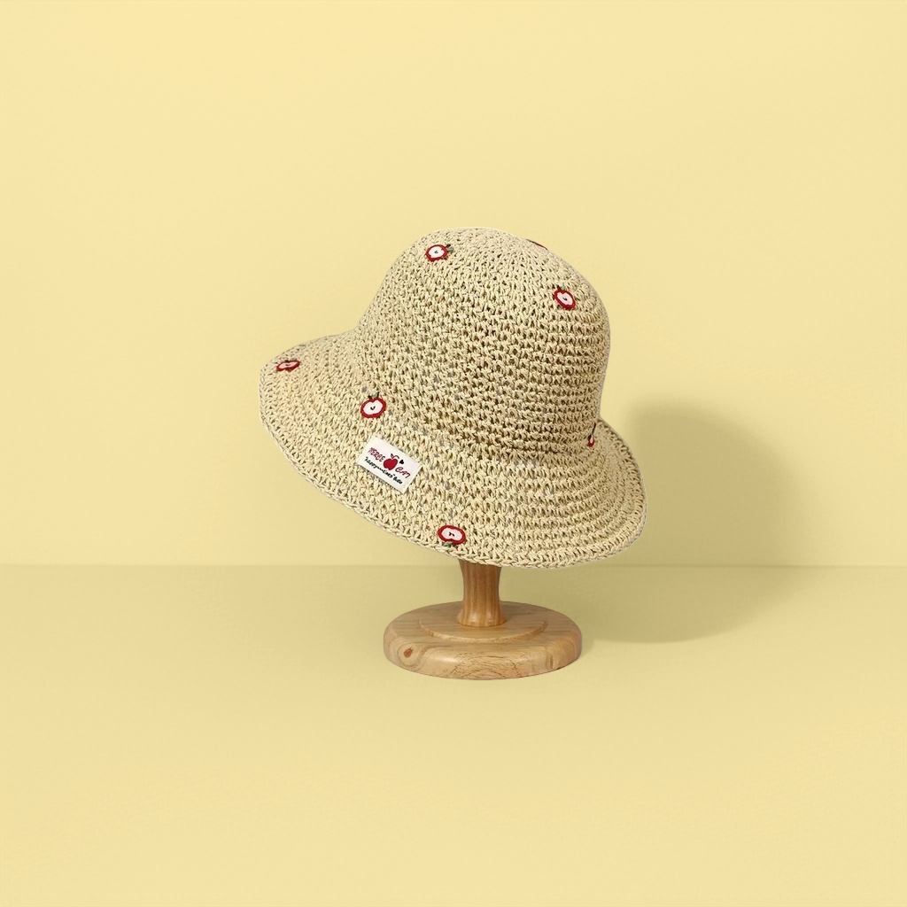 编织草帽 女夏防晒遮阳帽 时尚休闲宽檐草编帽子