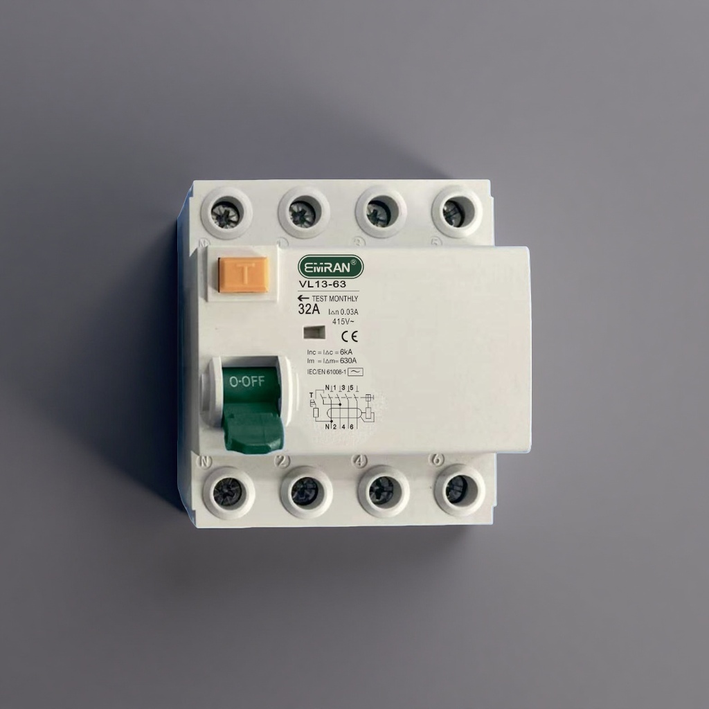 Delixi Electric Leakage Protection device 32A 2P anti-electric shock Overload Short-circuit Circuit breaker details Picture