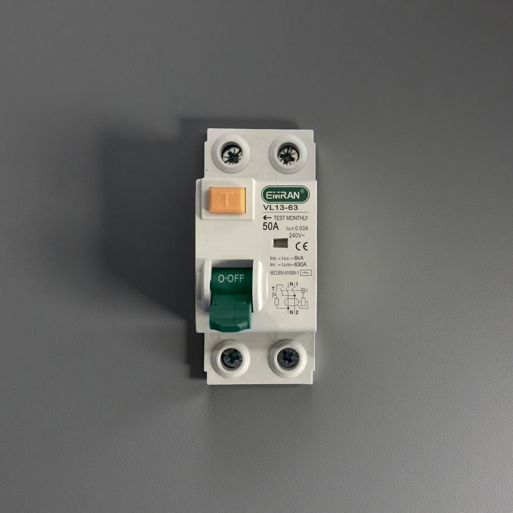 Delixi 40A 2P leakage protection device, a special anti-leakage circuit breaker for household bathrooms and kitchens