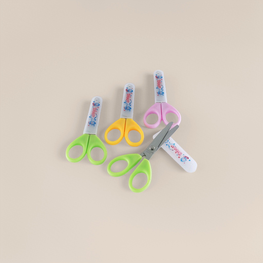 Student stationery scissors, 18cm round head safety scissors, made of 304 stainless steel Student stationery scissors, 18cm round head safety scissors, made of 304 stainless steel
