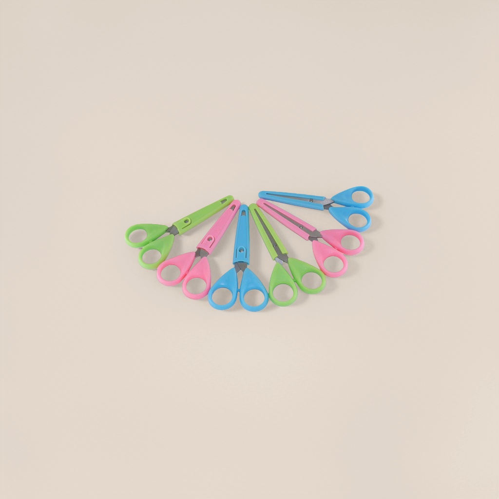 Color scissors, stainless steel sharp, cut fabric, 18cm in multiple colors available, specially designed for students' art and handicrafts Color scissors, stainless steel sharp, cut fabric, 18cm in multiple colors available, specially designed for students' art and handicrafts