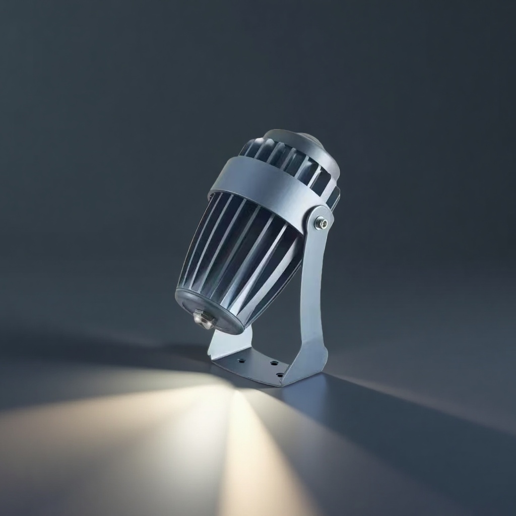 The main body of the LED spotlight is 360-degree adjustable in Angle, with aluminum alloy heat dissipation available for both white and warm light details Picture