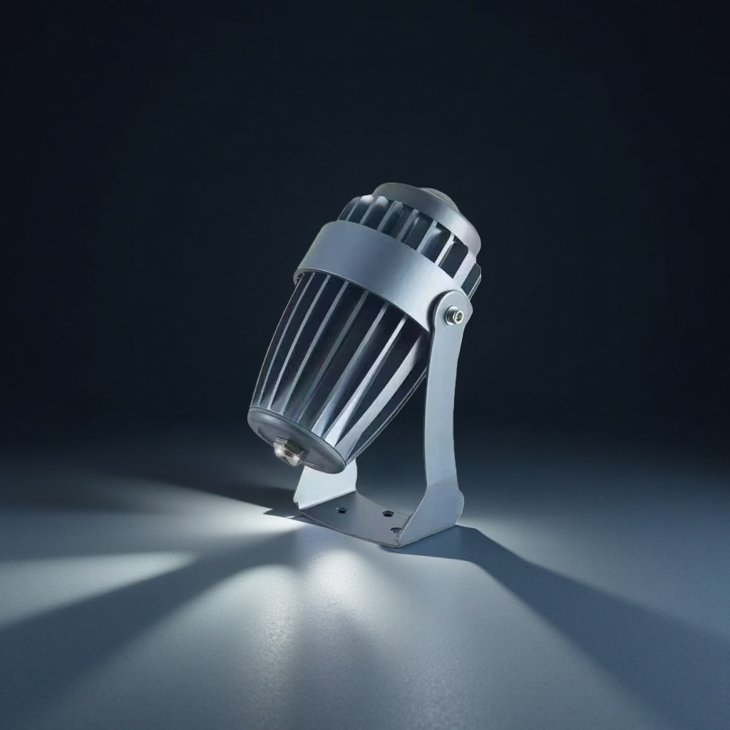 The main body of the LED spotlight is 360-degree adjustable in Angle, with aluminum alloy heat dissipation available for both white and warm light