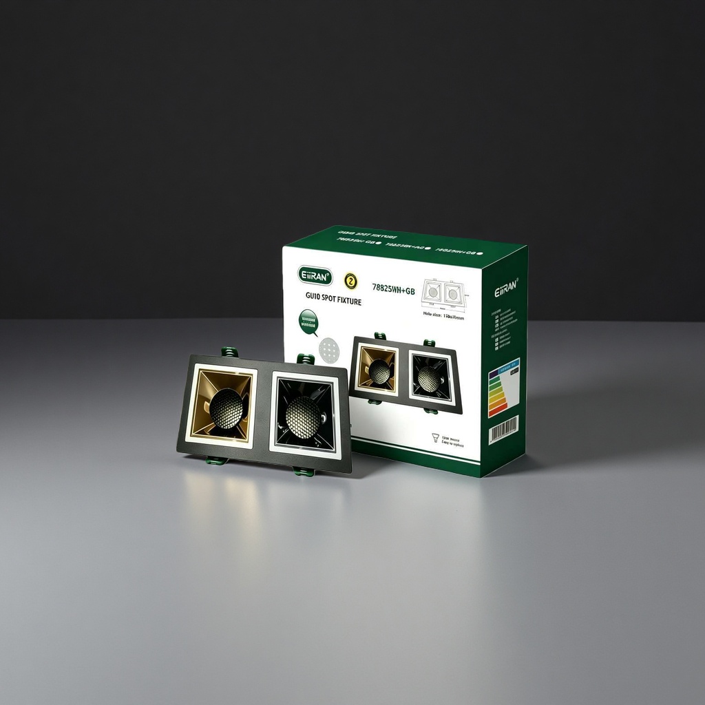 Empotrado doble luz ranura spot ángulo ajustable LED track spot iluminación comercial para el hogar Specification image