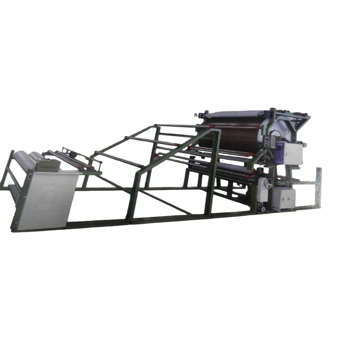 The vertical mesh belt laminating machine is an industrial equipment for multi-layer material lamination, suitable for non-woven fabrics and leather Item Picture