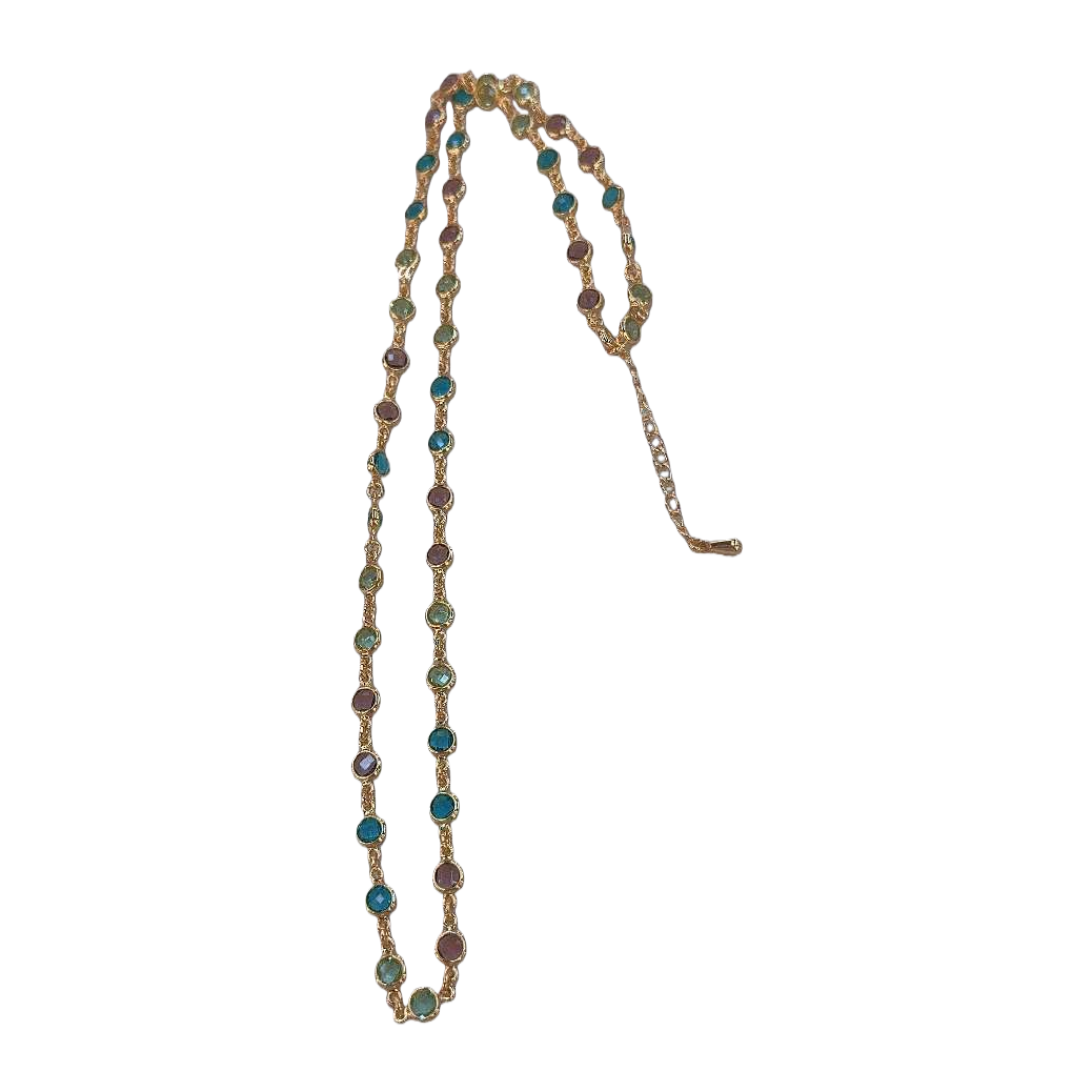 قلادة من الأحجار الكريمة الملونة Specification image