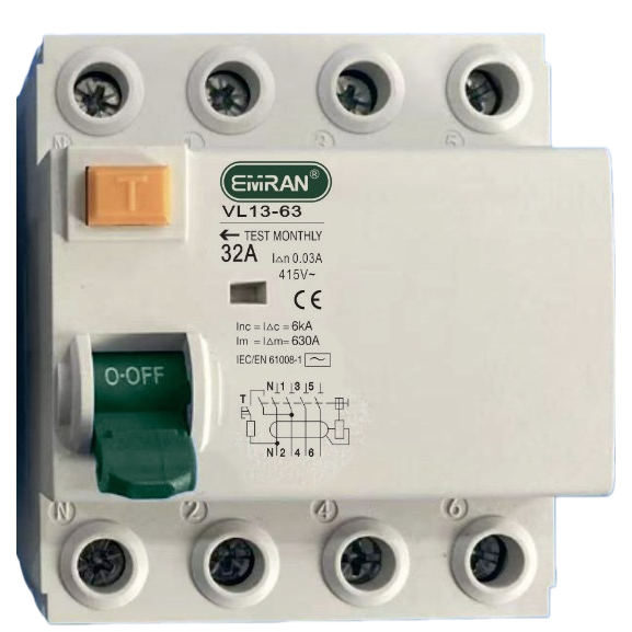 Delixi Electric Leakage Protection device 32A 2P anti-electric shock Overload Short-circuit Circuit breaker Item Picture