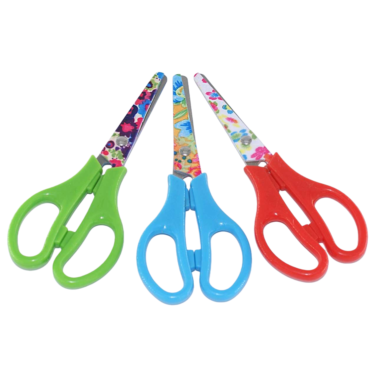 Colored handle scissors, stainless steel scissors, sharp, multi-functional for household fabric cutting and paper-cutting Item Picture