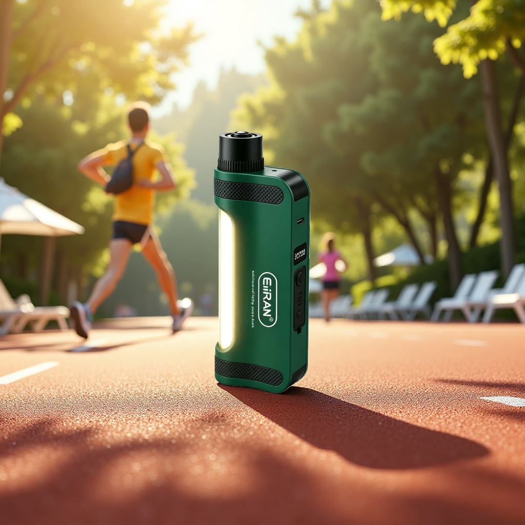Green portable multi-functional LED charging small lamp, ultra-bright energy-saving, outdoor camping emergency lighting details Picture