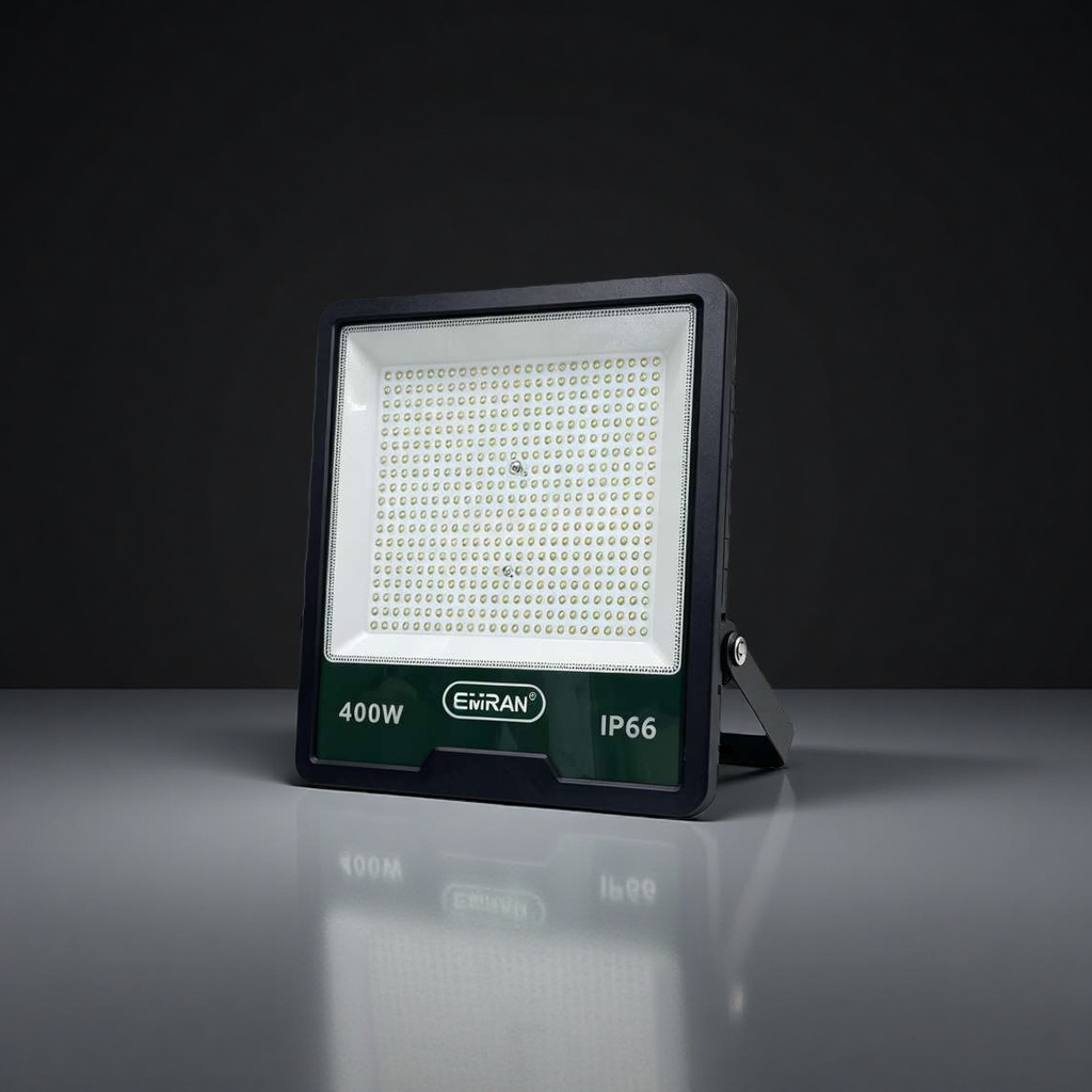 LED floodlight, waterproof outdoor lighting 100W 3000K warm white light engineering floodlight details Picture