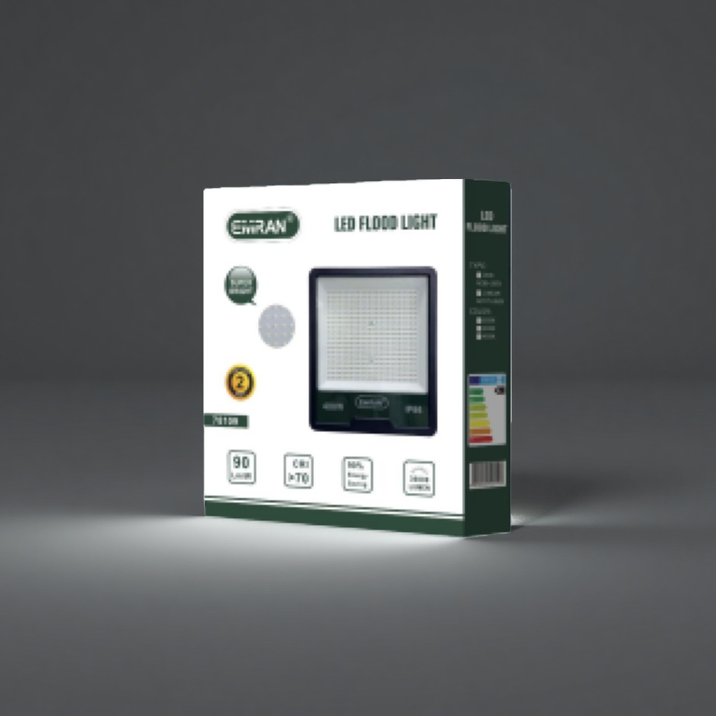 LED floodlight, waterproof outdoor lighting 100W 3000K warm white light engineering floodlight Application Scenario