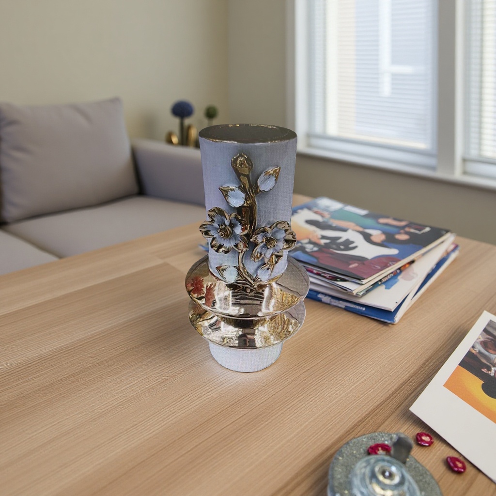 Handcrafted glass decorative vases for living rooms, bedrooms, and desktops are light luxury style home decorations Specification image
