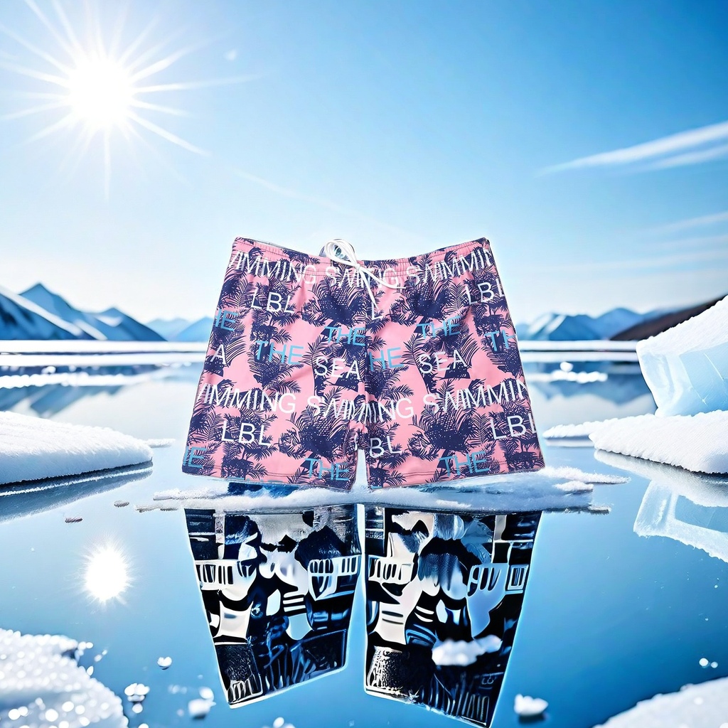 Pantalones de baño de secado rápido para hombres moda swimwear estampado playa swimwear especial Specification image
