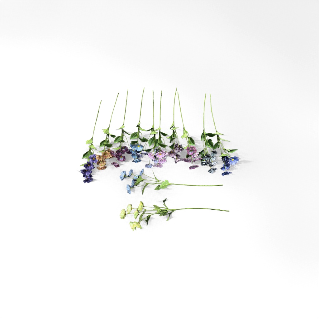 塑料花实物图