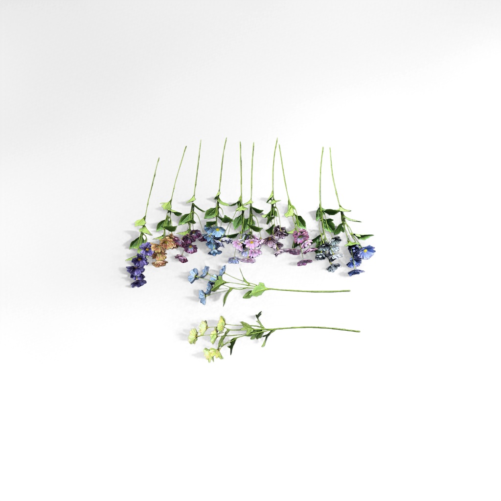 人造花仿真花朵PVC材质客厅卧室装饰摆件细节图