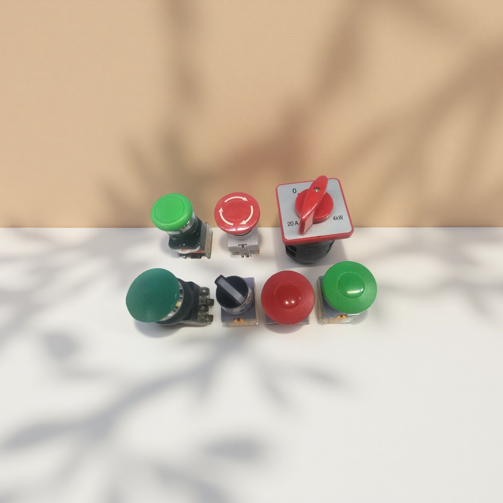 Electrical button switch normally open and normally closed contact waterproof and dustproof industrial-grade control switch