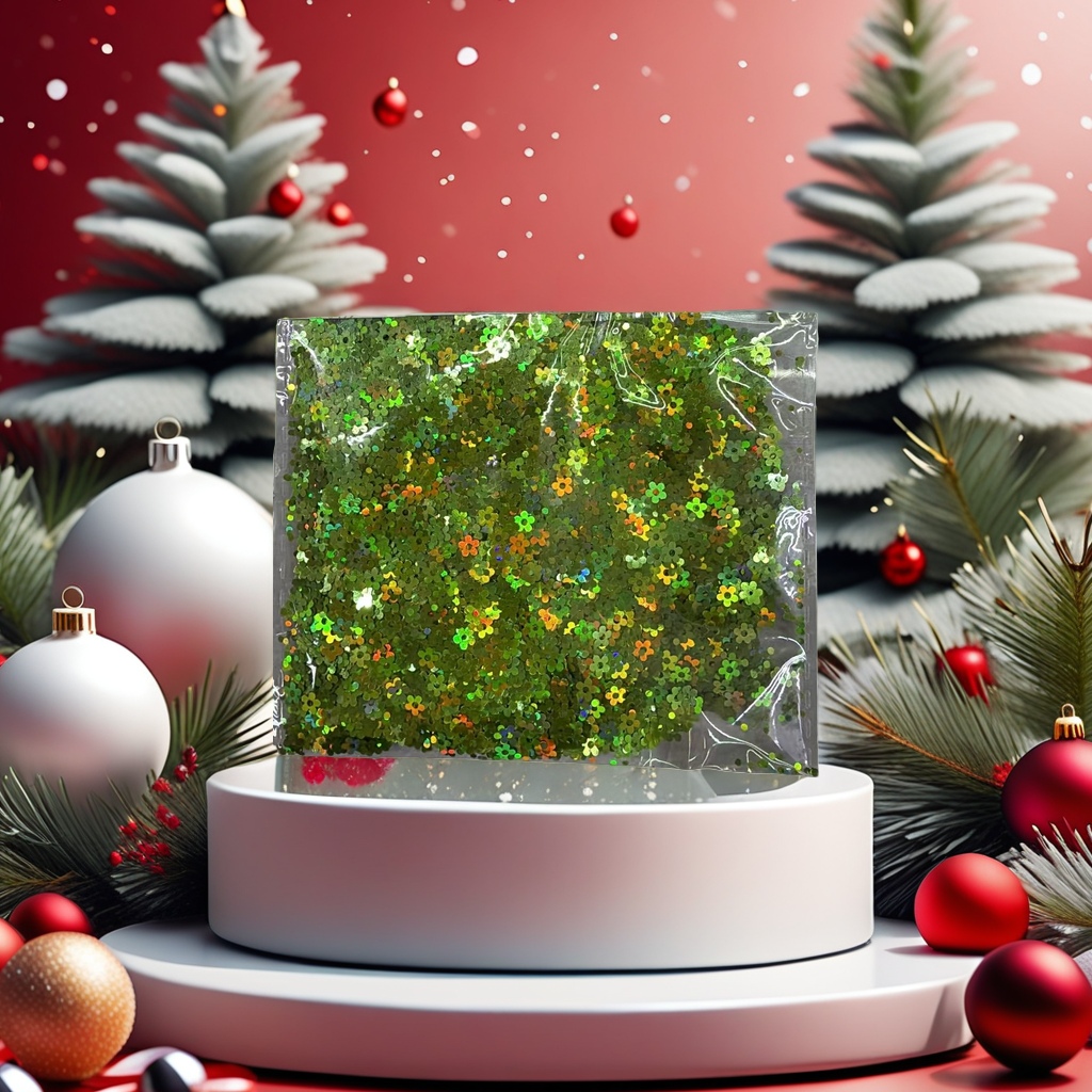 Green gold onion powder Sequined glitter paint nail art DIY material gold onion powder glitter powder Gold onion glitter powder Specification image