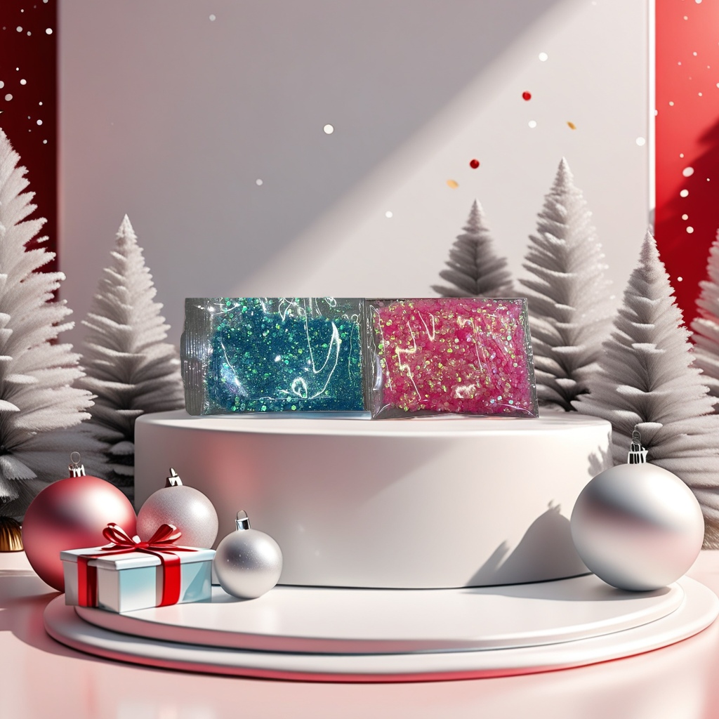 Colorful sequined packaging bags, glitter decorative bags, gift bags, DIY handcrafted universal style Specification image