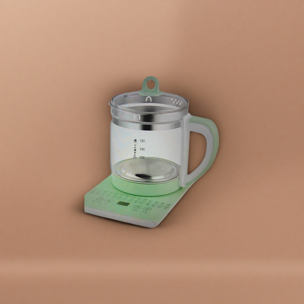 Transparent glass water kettle, heat-resistant high borosilicate water kettle, household and office tea pot