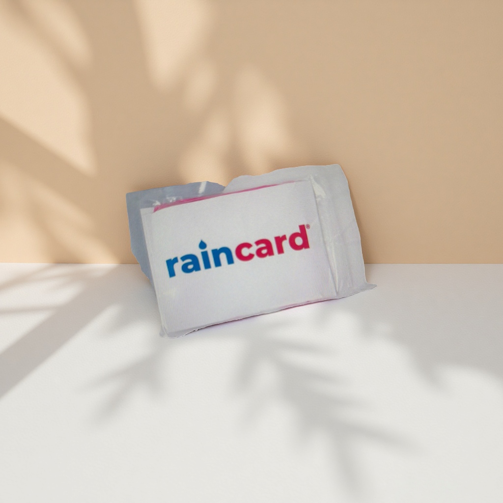 Raincard brand logo Application Scenario