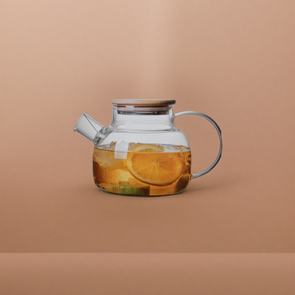 Glass teapot, heat-resistant high borosilicate tea set, teapot with filter, suitable for home and office use Glass teapot, heat-resistant high borosilicate tea set, teapot with filter, suitable for home and office use
