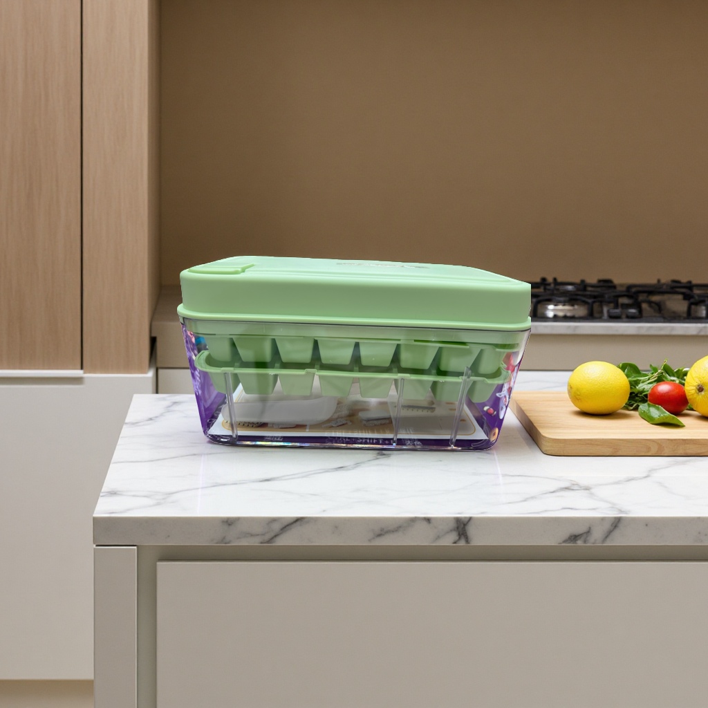Caja de huevos ecológica verde caja de almacenamiento de huevos hogar fresco a prueba de choque apilable Application Scenario