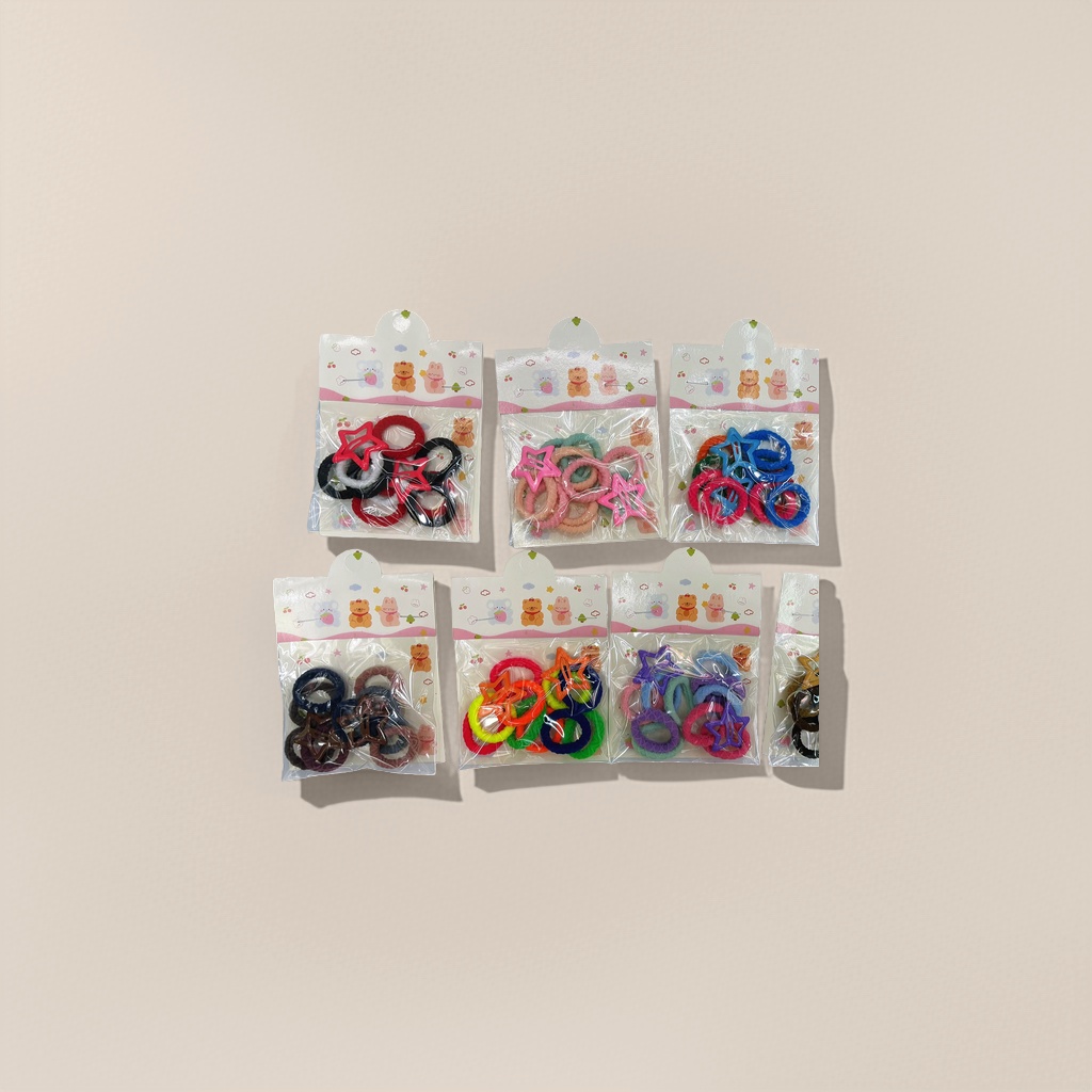 Colorful hair bands are fashionable, versatile and elastic hair band products for women to tie their hair Specification image
