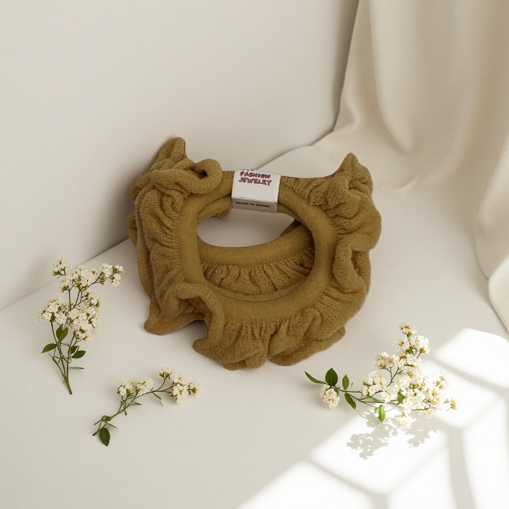 The hair band is a fashionable, simple and elastic set with multiple colors to choose from. It is anti-slip and won't damage your hair details Picture