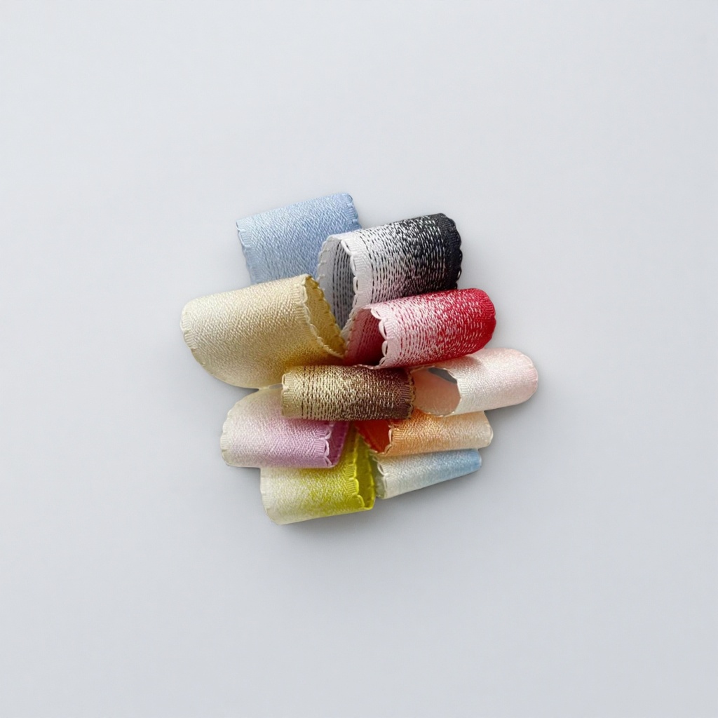Colorful webbing rolls are available in multiple colors and are suitable for weaving techniques, clothing accessories, packaging and decoration Specification image