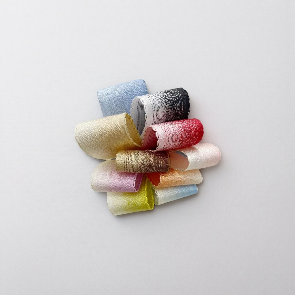 Colorful webbing rolls are available in multiple colors and are suitable for weaving techniques, clothing accessories, packaging and decoration Application Scenario