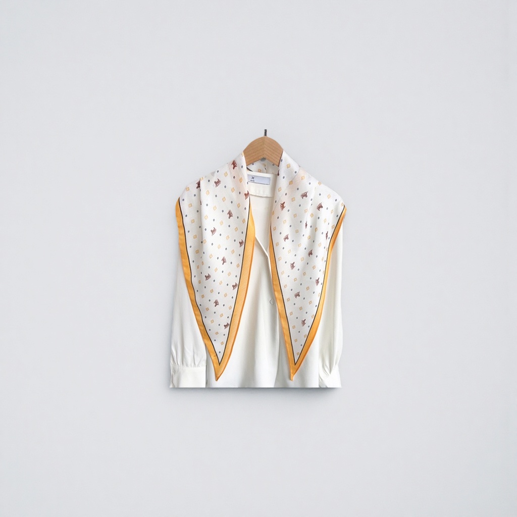Silk scarves for women in spring and summer are thin, long and flowing, slimming and versatile Application Scenario