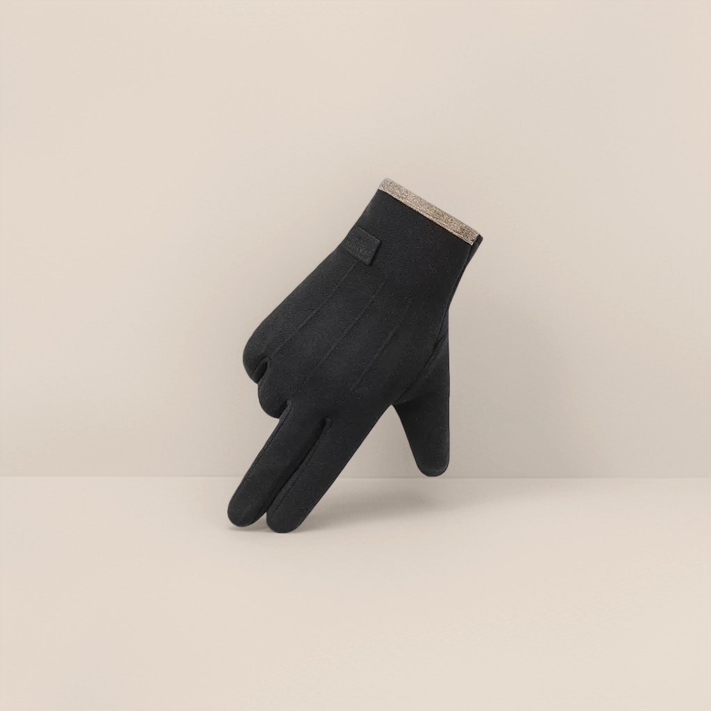 The main body of the black gloves is suitable for both men and women. It features a thickened, warm and anti-slip touch screen for outdoor use in winter Application Scenario