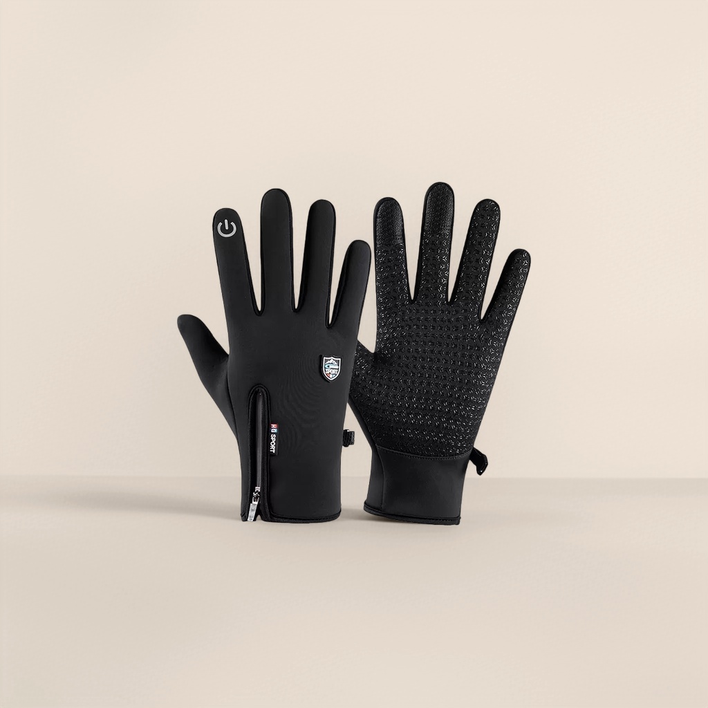 Black sports gloves made of high-elasticity Lycra material with breathable mesh on the back of the hand, suitable for both men and women for fitness and cycling details Picture