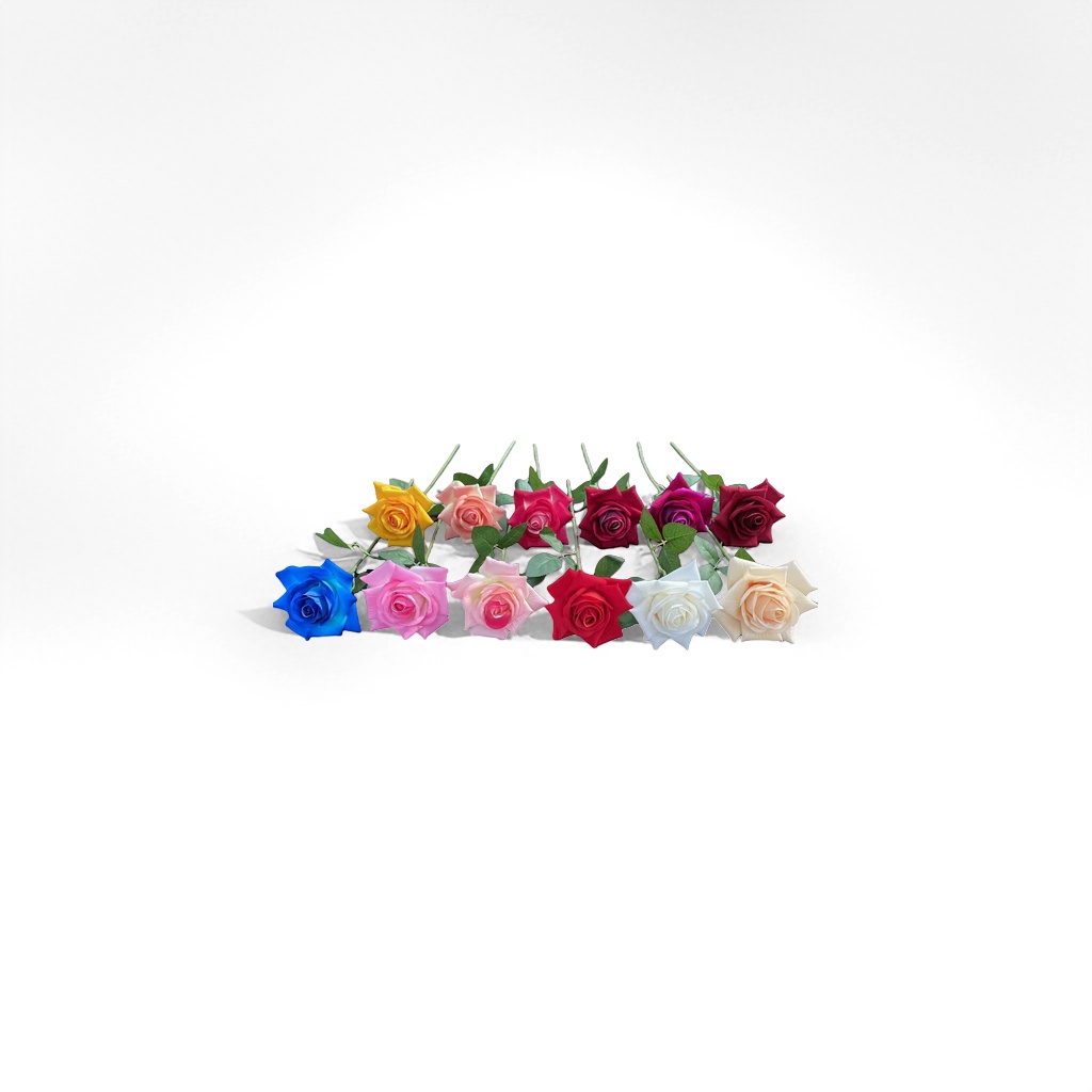 塑料花实物图