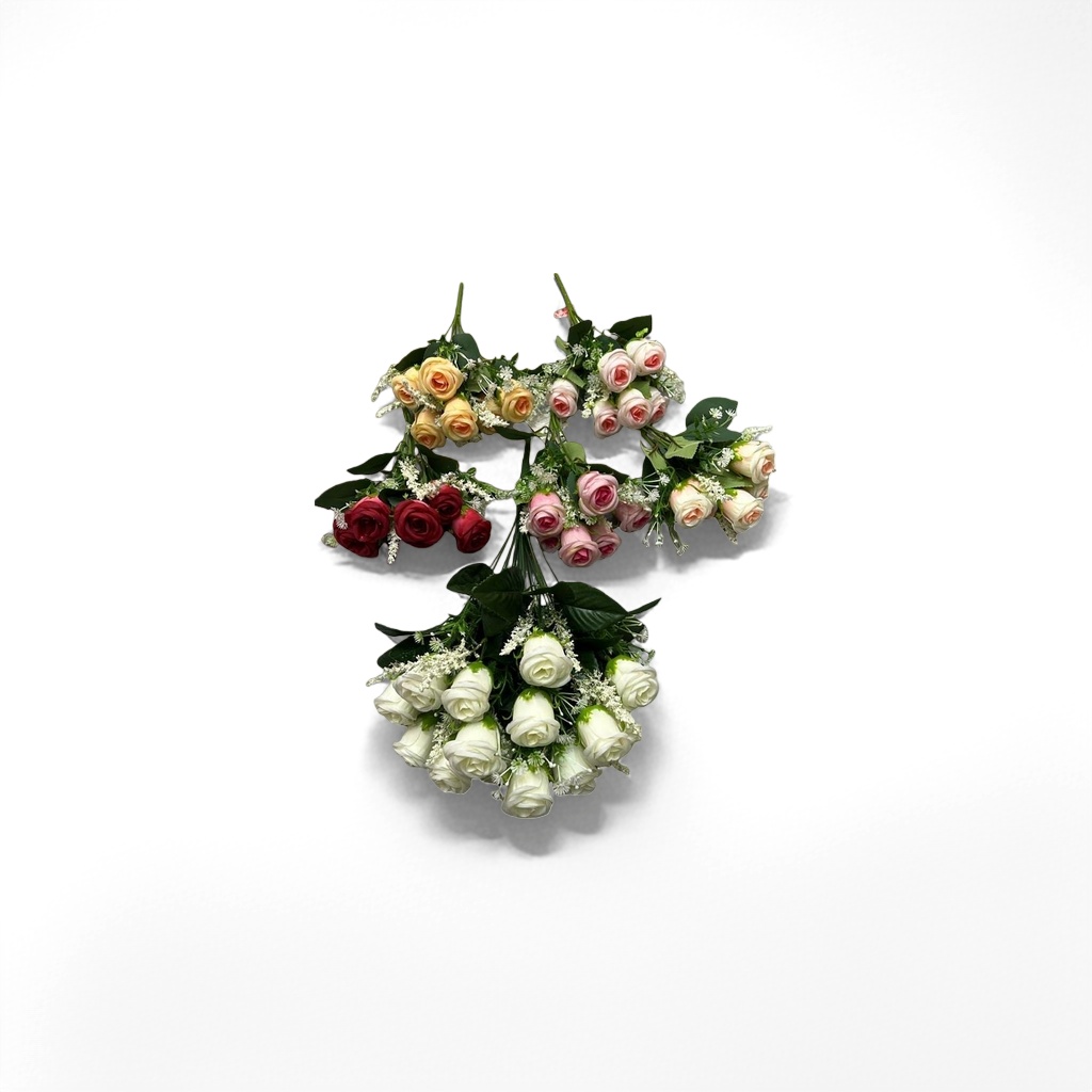 办公文化仿真玫瑰花片 花朵装饰假花花瓣片