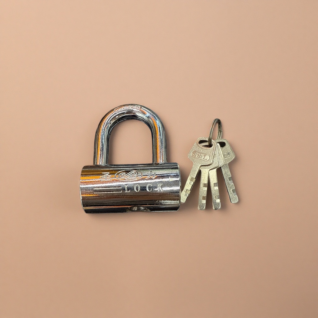 Metal padlock, anti-picking and anti-theft hanging lock, 30mm, thickened lock beam, durable Specification image